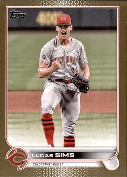 2022 Topps Update - Gold #US161 Lucas Sims Front