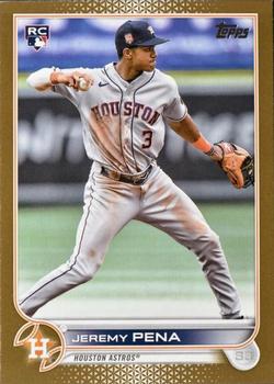 2022 Topps Update - Gold #US253 Jeremy Pena Front