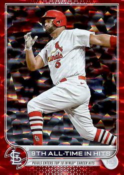 2022 Topps Update - Red Foil #US313 9th All-Time In Hits Front