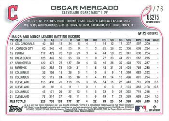 2022 Topps Update - Independence Day #US275 Oscar Mercado Back