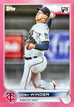 2022 Topps Update - Mother's Day Hot Pink #US6 Josh Winder Front