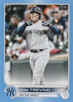 2022 Topps Update - Father's Day Powder Blue #US10 Jose Trevino Front