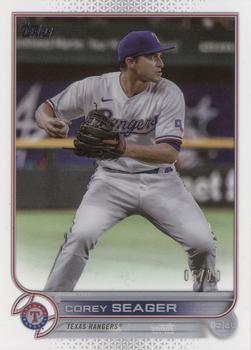 2022 Topps Update - Clear #US200 Corey Seager Front