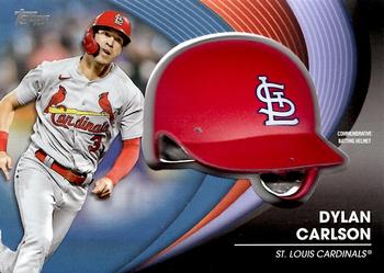 2022 Topps Update - Commemorative Batting Helmet Relic Manufactured Relics #BH-DC Dylan Carlson Front