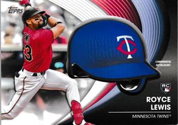 2022 Topps Update - Commemorative Batting Helmet Relic Manufactured Relics #BH-RL Royce Lewis Front