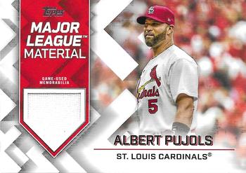 2022 Topps Update - Major League Material Relics #MLM-AP Albert Pujols Front
