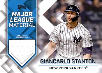 2022 Topps Update - Major League Material Relics #MLM-GS Giancarlo Stanton Front