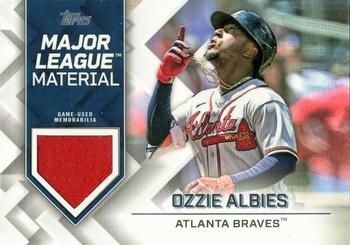 2022 Topps Update - Major League Material Relics #MLM-OA Ozzie Albies Front