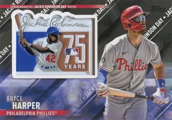 2022 Topps Update - Commemorative Special Event Patch Manufactured Relics Black #SEP-BHA Bryce Harper Front