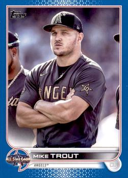 2022 Topps Update - 2022 MLB All-Star Game Blue #ASG-1 Mike Trout Front