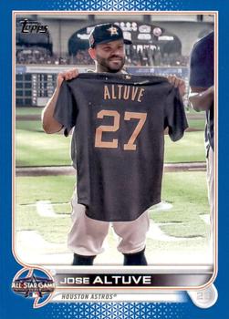 2022 Topps Update - 2022 MLB All-Star Game Blue #ASG-9 Jose Altuve Front