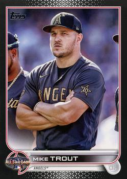 2022 Topps Update - 2022 MLB All-Star Game Black #ASG-1 Mike Trout Front