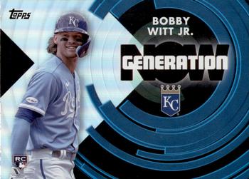 2022 Topps Update - Generation Now #GN-61 Bobby Witt Jr. Front