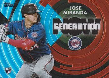 2022 Topps Update - Generation Now Blue #GN-71 Jose Miranda Front