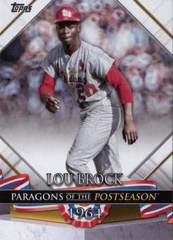 2022 Topps Update - Paragons of the Postseason #PP-7 Lou Brock Front