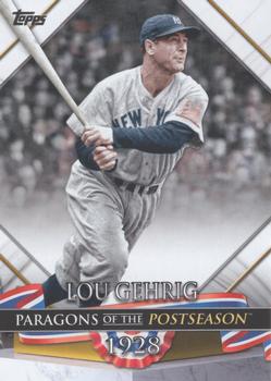 2022 Topps Update - Paragons of the Postseason #PP-8 Lou Gehrig Front