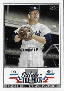 2022 Topps Update - Salute to the Mick #STM-8 Mickey Mantle Front