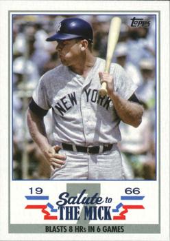 2022 Topps Update - Salute to the Mick #STM-9 Mickey Mantle Front