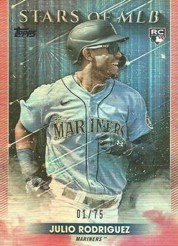2022 Topps Update - Stars of MLB Red #SMLB-87 Julio Rodriguez Front