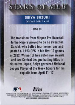 2022 Topps Update - Stars of MLB Red #SMLB-88 Seiya Suzuki Back