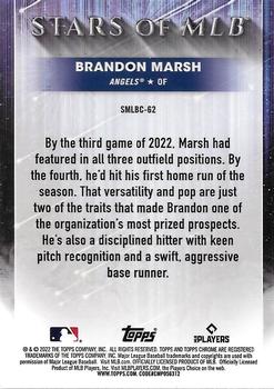 2022 Topps Update - Stars of MLB Chrome #SMLBC-62 Brandon Marsh Back