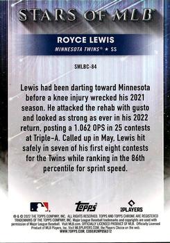 2022 Topps Update - Stars of MLB Chrome #SMLBC-84 Royce Lewis Back