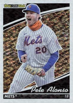 2022 Topps Update - Topps Black Gold #BG-16 Pete Alonso Front