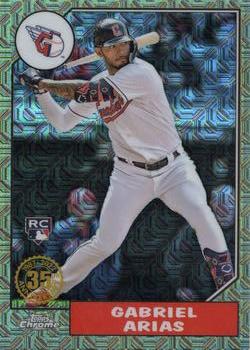 2022 Topps Update - 1987 Topps Baseball 35th Anniversary Chrome Silver Pack #T87C-5 Gabriel Arias Front