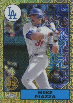 2022 Topps Update - 1987 Topps Baseball 35th Anniversary Chrome Silver Pack #T87C-31 Mike Piazza Front