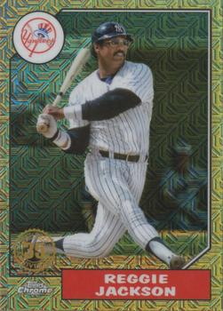 2022 Topps Update - 1987 Topps Baseball 35th Anniversary Chrome Silver Pack #T87C-63 Reggie Jackson Front