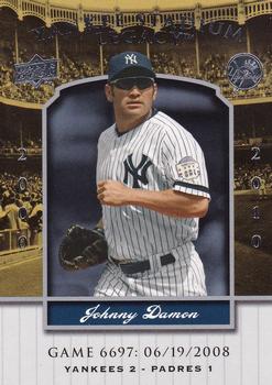 2009 Upper Deck - 2008 Upper Deck Yankee Stadium Legacy Update #6697 Johnny Damon Front