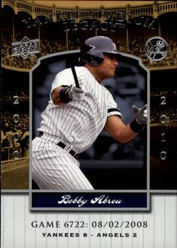 2009 Upper Deck - 2008 Upper Deck Yankee Stadium Legacy Update #6722 Bobby Abreu Front