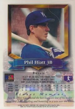 1994 Finest - Refractors #56 Phil Hiatt Back