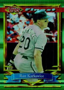 1994 Finest - Refractors #71 Ron Karkovice Front