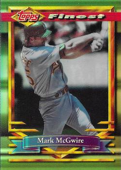 1994 Finest - Refractors #78 Mark McGwire Front