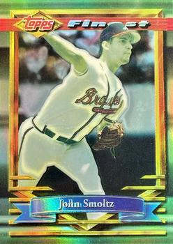 1994 Finest - Refractors #100 John Smoltz Front