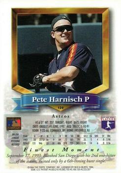1994 Finest - Refractors #120 Pete Harnisch Back