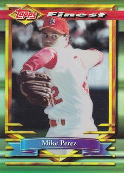1994 Finest - Refractors #124 Mike Perez Front