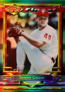 1994 Finest - Refractors #152 Tommy Greene Front
