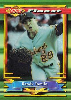 1994 Finest - Refractors #156 Randy Tomlin Front