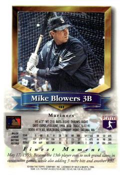 1994 Finest - Refractors #183 Mike Blowers Back