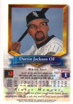1994 Finest - Refractors #262 Darrin Jackson Back