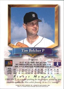 1994 Finest - Refractors #301 Tim Belcher Back