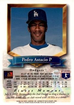 1994 Finest - Refractors #343 Pedro Astacio Back