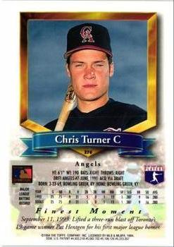 1994 Finest - Refractors #370 Chris Turner Back