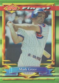 1994 Finest - Refractors #390 Mark Grace Front
