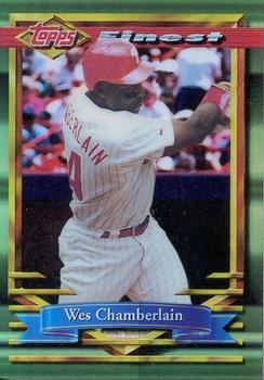 1994 Finest - Refractors #123 Wes Chamberlain Front
