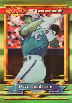 1994 Finest - Refractors #260 Dave Henderson Front