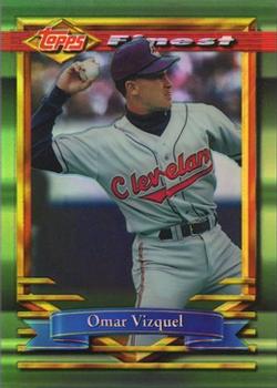 1994 Finest - Refractors #285 Omar Vizquel Front