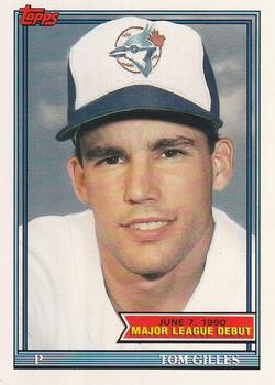 1991 Topps Major League Debut 1990 #54 Tommy Gilles Front